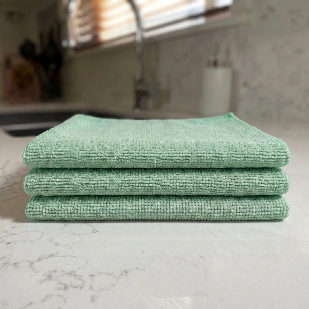 Lucente Cleaning Cloth 3 Pack - Green