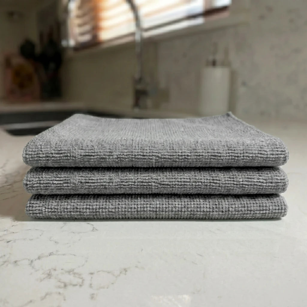 Lucente Cleaning Cloth 3 Pack - Grey