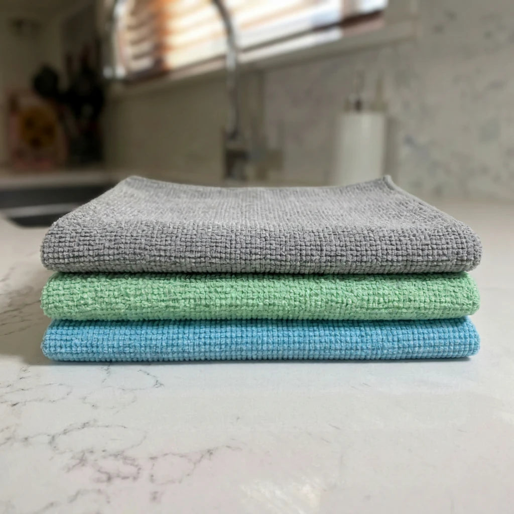 Lucente Cleaning Cloth 3 Pack - Multi-Colour