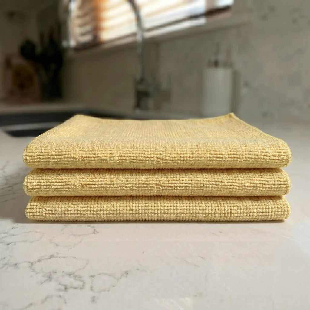 Lucente Cleaning Cloth 3 Pack - Yellow