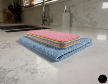VIVOCASA Starter Kit - Lucente Cleaning Cloth and Dodici Sponge bundle