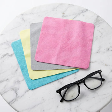Lucente Cleaning Cloth folded on a benchtop